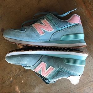 New Balance 574 Classics "Summer Dusk" Women's Shoes Green Wl574-Flb